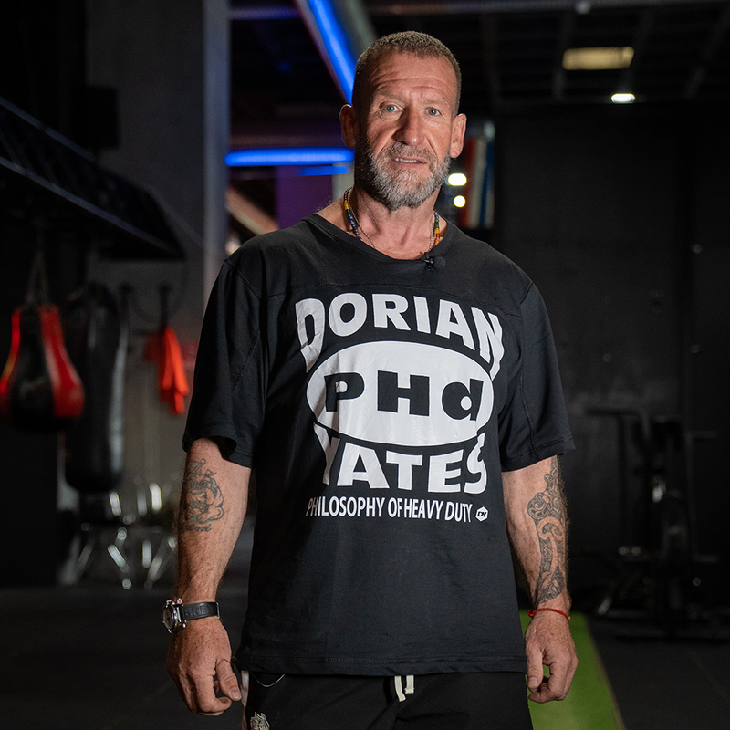 T-shirt Dorian PHd Yates Zwart