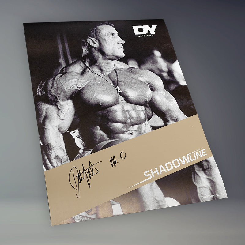 Dorian Yates-poster gesigneerd - B