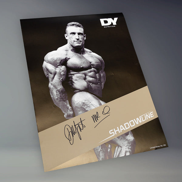 Dorian Yates-poster gesigneerd - C