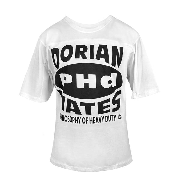 T-shirt Dorian PHd Yates Zwart & Wit