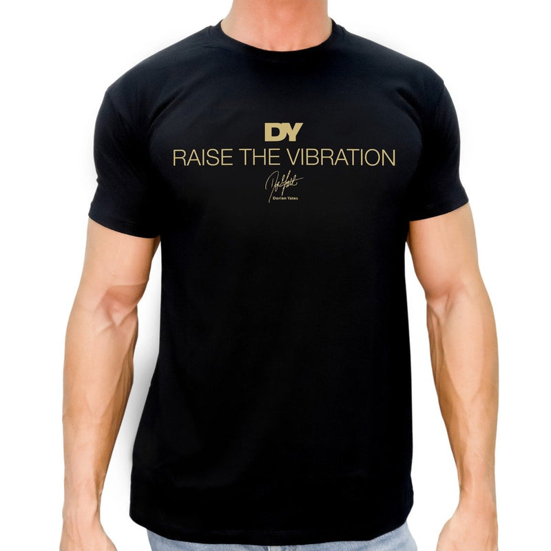 DY Nutrition Raise the Vibration T-shirt Zwart